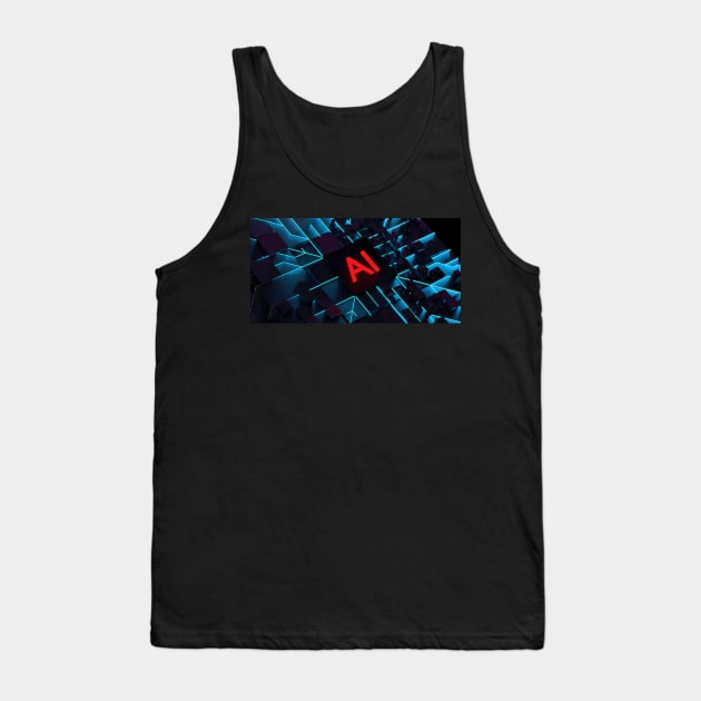 AI Design Tank Top by mooonthemoon